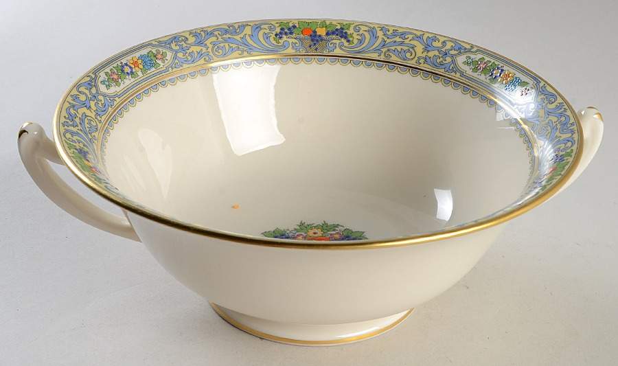 The Autumn (Black Or Green Stamp) Large Berry Bowl by Lenox-1