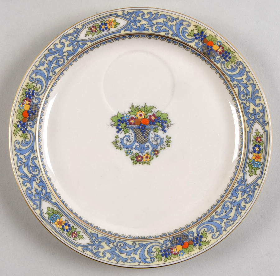 The Autumn (Black Or Green Stamp) Snack Plate by Lenox-1