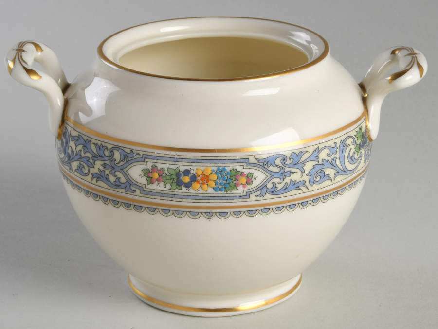 The Autumn (Black Or Green Stamp) Shape 1670 Sugar Bowl No Lid by Lenox-1