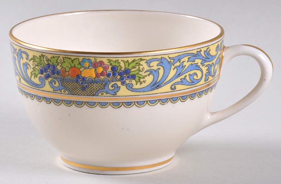 The Autumn (Black Or Green Stamp) Flat Cup by Lenox-1