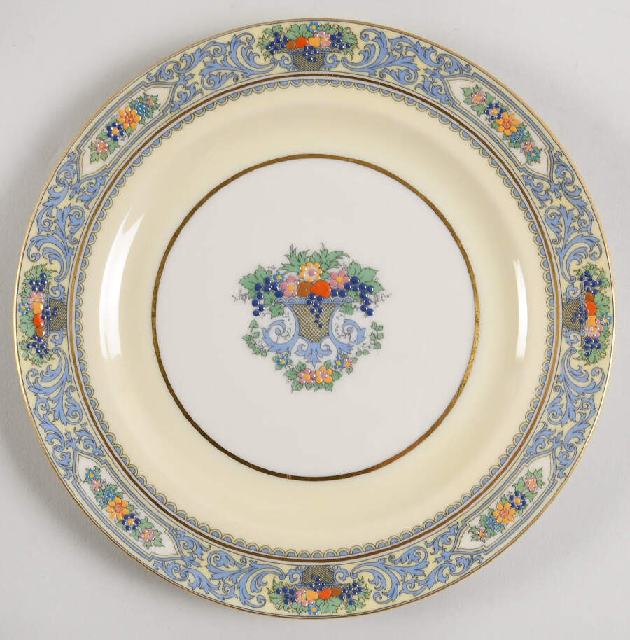 The Autumn (Black Or Green Stamp) Luncheon Plate by Lenox-1