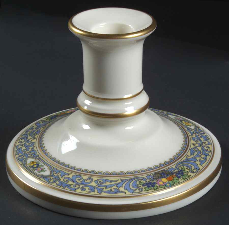 The Autumn (Black Or Green Stamp) 3" Candlestick by Lenox-1