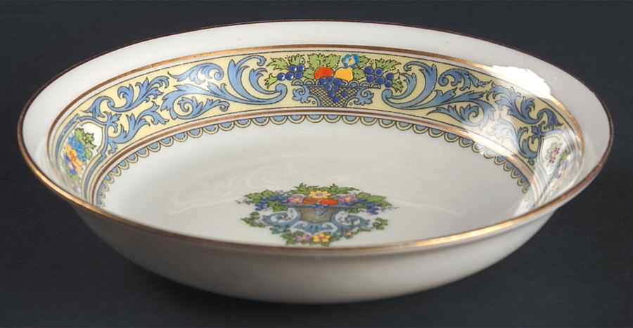The Autumn (Black Or Green Stamp) Fruit/Dessert (Sauce) Bowl by Lenox-1