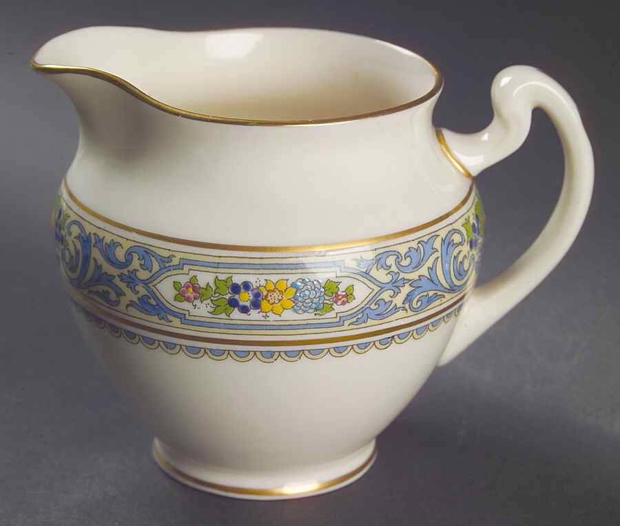 The Autumn (Black Or Green Stamp) Shape 1636 Creamer by Lenox-1