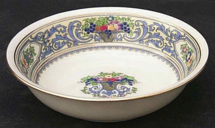 The Autumn (Black Or Green Stamp) Coupe Cereal Bowl by Lenox-1