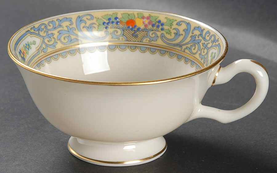 The Autumn (Black Or Green Stamp) Footed Cup by Lenox-1