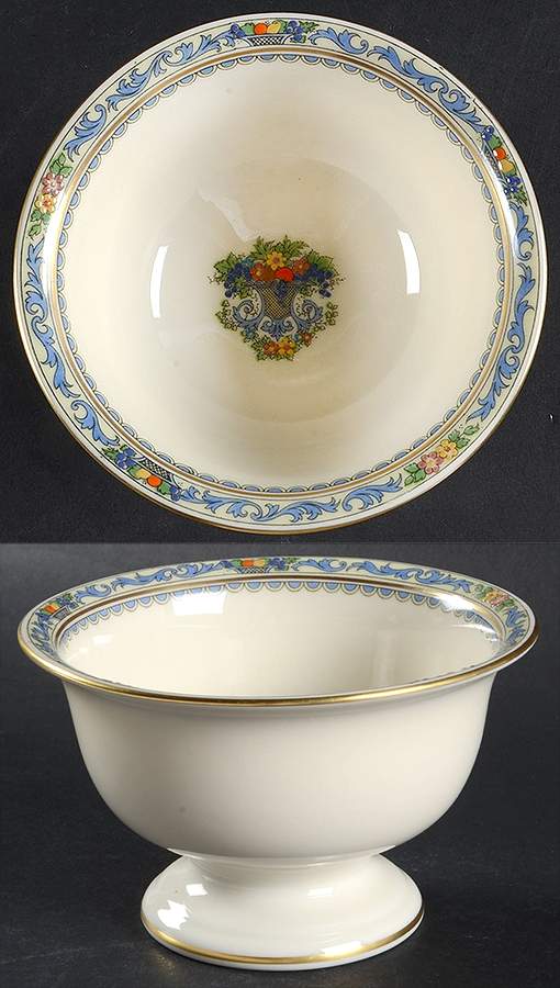 The Autumn (Black Or Green Stamp) Mayonnaise Bowl No Underplate by Lenox-1