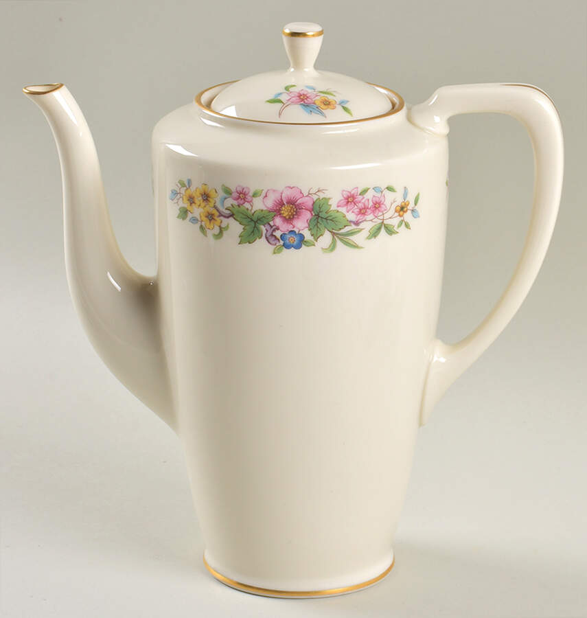 Avon Coffee Pot & Lid by Lenox-1