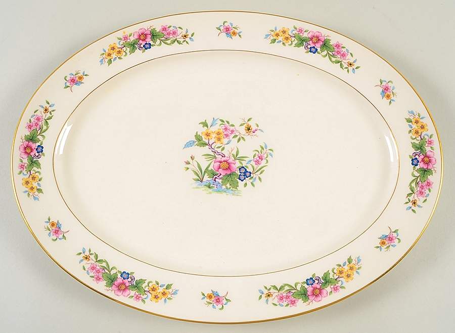 Avon 16" Oval Serving Platter by Lenox-1