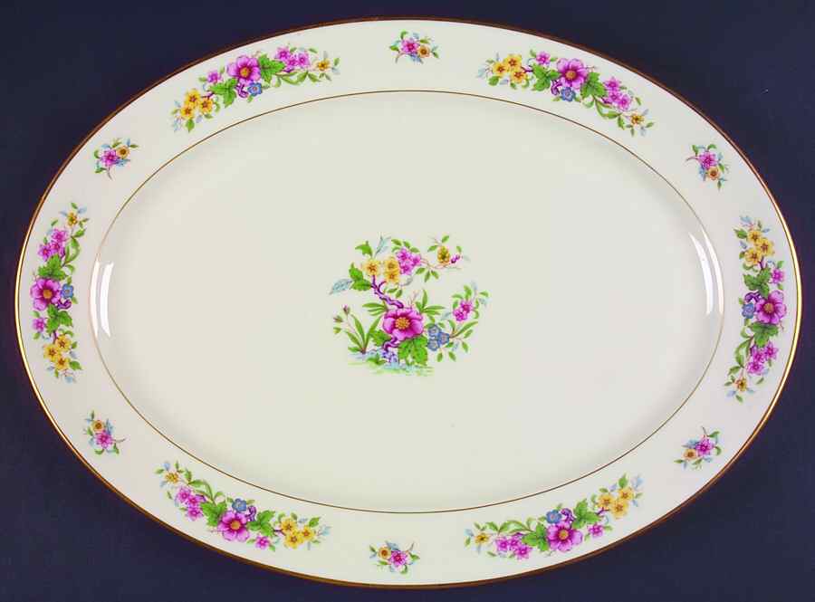 Avon 17" Oval Serving Platter by Lenox-1
