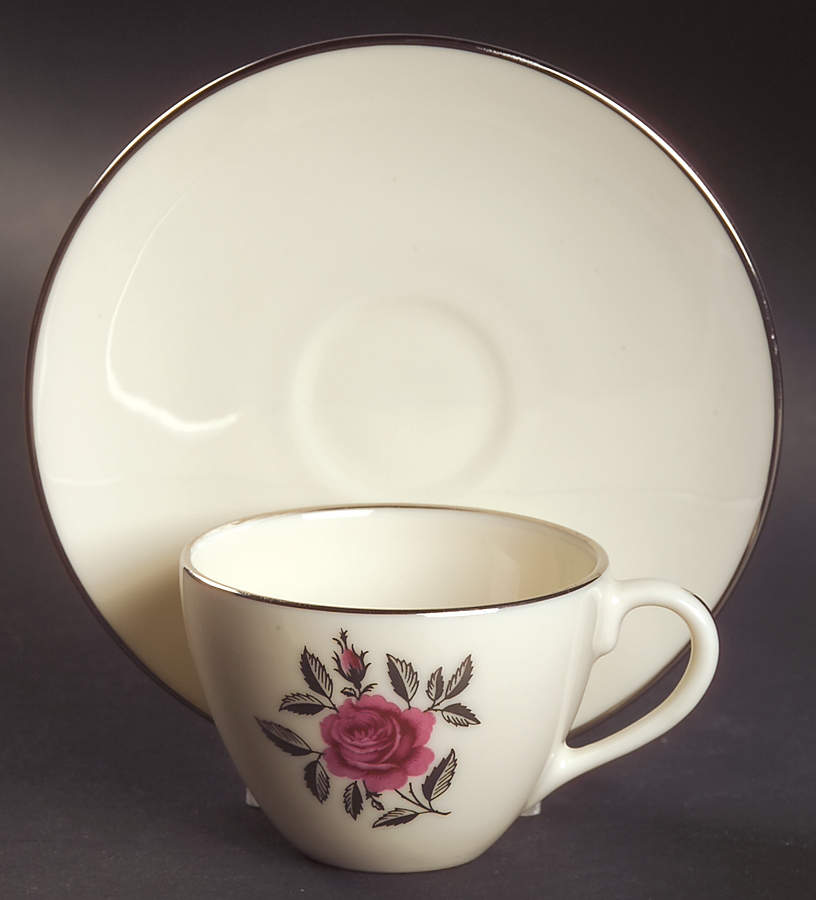 Ballad Flat Demitasse Cup & Saucer Set by Lenox-1