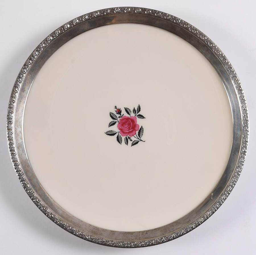 Ballad Sterling Rim Dinner Plate by Lenox-1