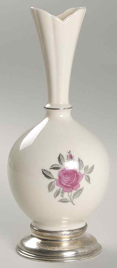 Ballad 8" Sterling Base Vase by Lenox-1