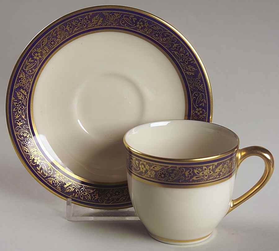 Barclay Flat Demitasse Cup & Saucer Set by Lenox-1