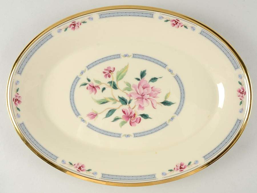Barrington 14" Oval Serving Platter by Lenox-1