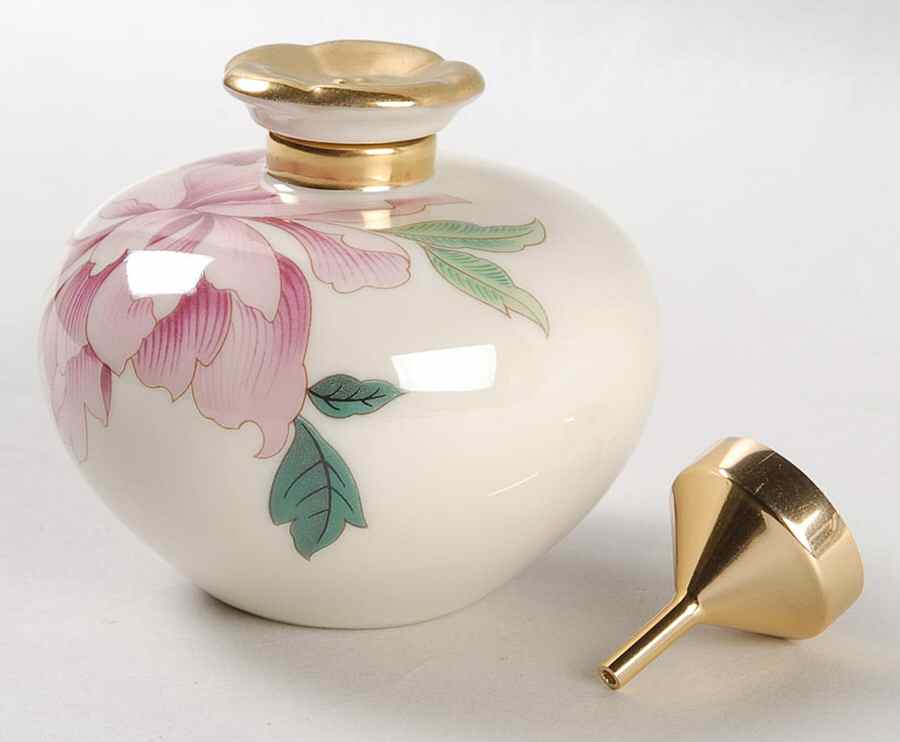 Barrington Perfume Bottle with Stopper and Metal Funnel by Lenox-1