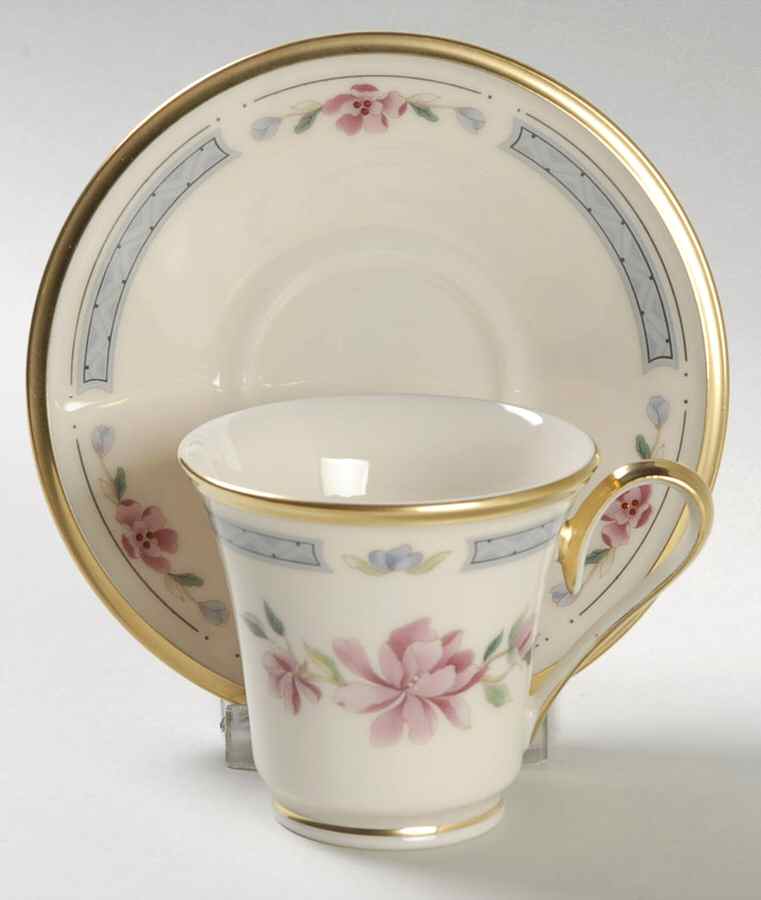 Barrington Footed Demitasse Cup & Saucer Set by Lenox-1