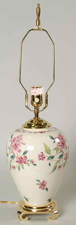 Barrington 20" Electric Lamp No Shade by Lenox-1