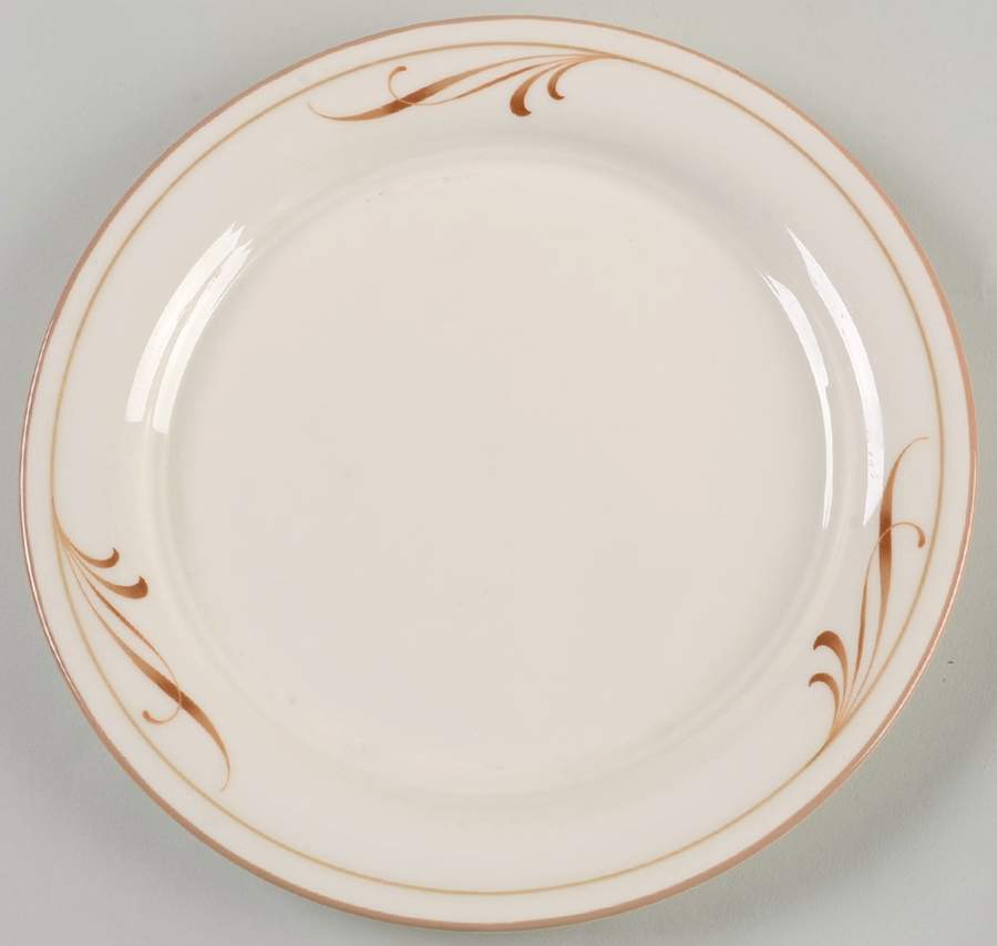 Beige Brushstrokes Salad Plate by Lenox-1