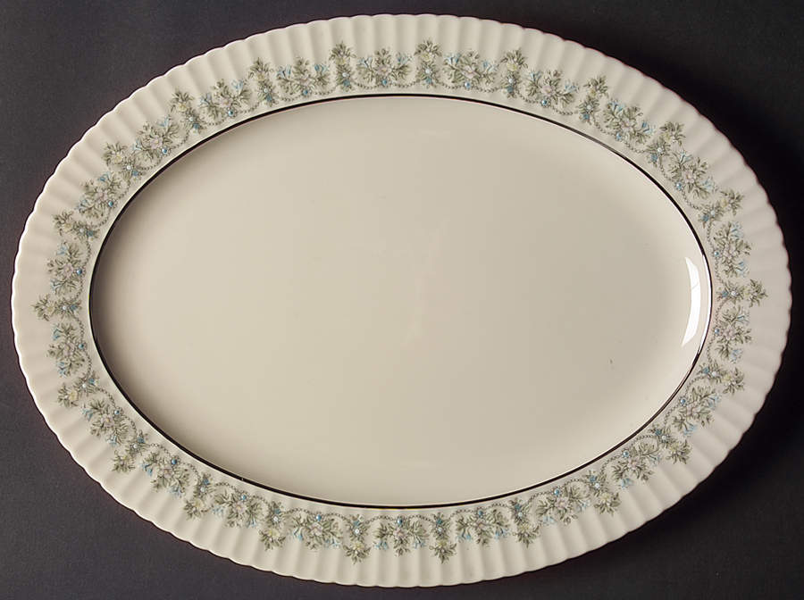 Beacon Hill (Newer) 13" Oval Serving Platter by Lenox-1