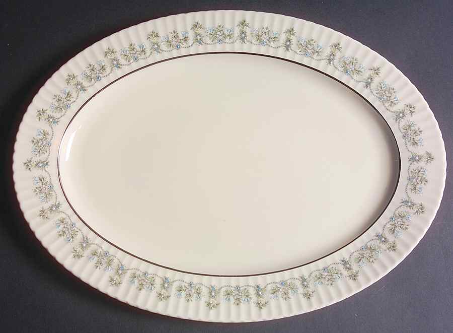 Beacon Hill (Newer) 15" Oval Serving Platter by Lenox-1