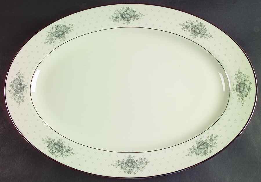Beacon Hill (Older) 16" Oval Serving Platter by Lenox-1