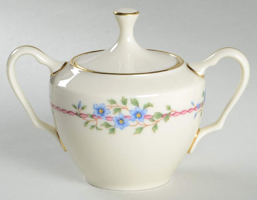 Belvidere Sugar Bowl & Lid by Lenox-1