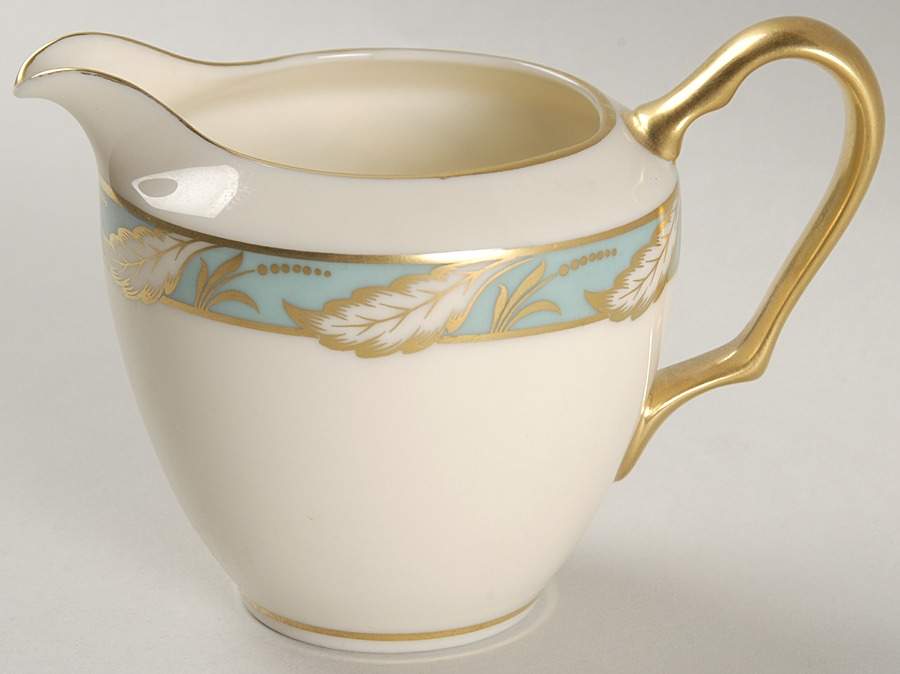 Bellevue Sea Green Creamer by Lenox-1