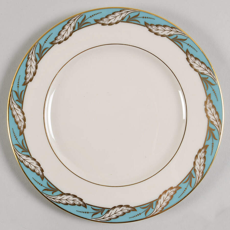 Bellevue Sea Green Salad Plate by Lenox-1
