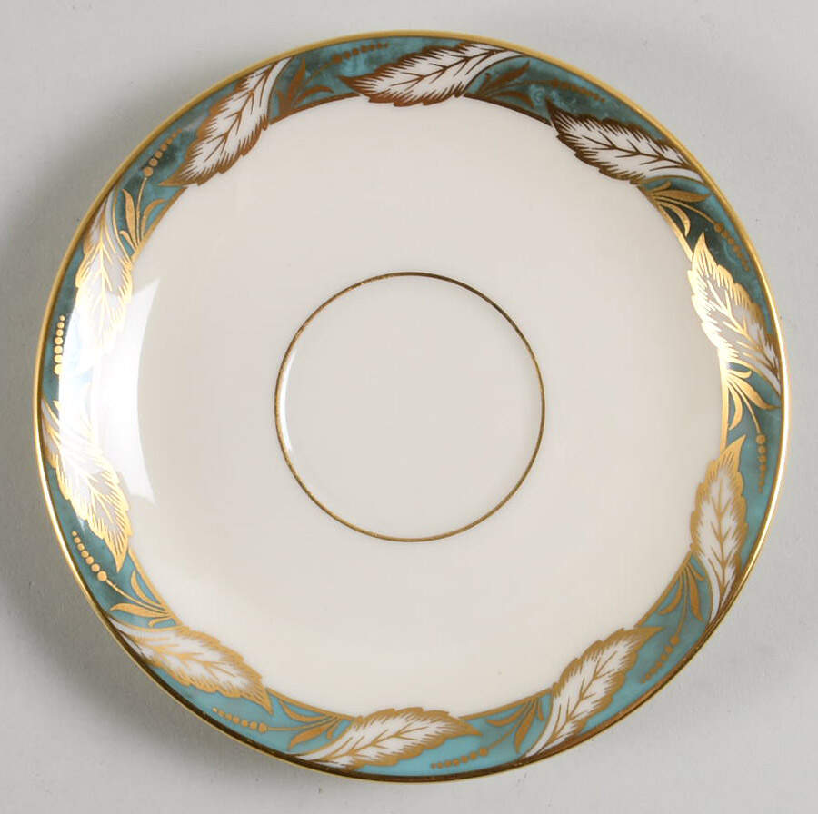 Bellevue Sea Green Saucer by Lenox-1