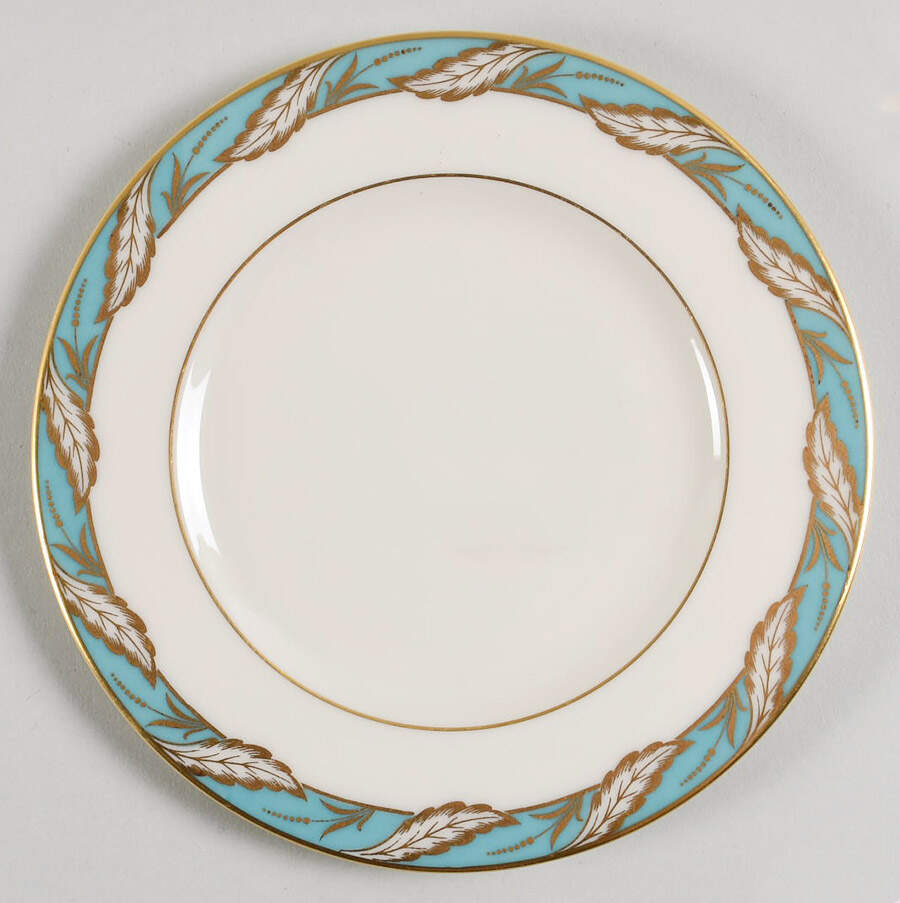 Bellevue Sea Green Bread & Butter Plate by Lenox-1