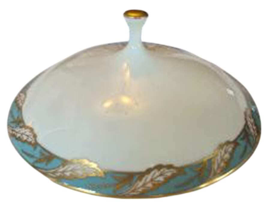 Bellevue Sea Green Lid for Round Vegetable by Lenox-1