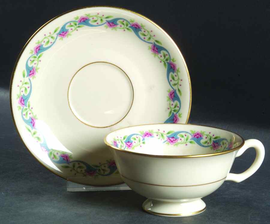 Bellefonte Footed Cup & Saucer Set by Lenox-1
