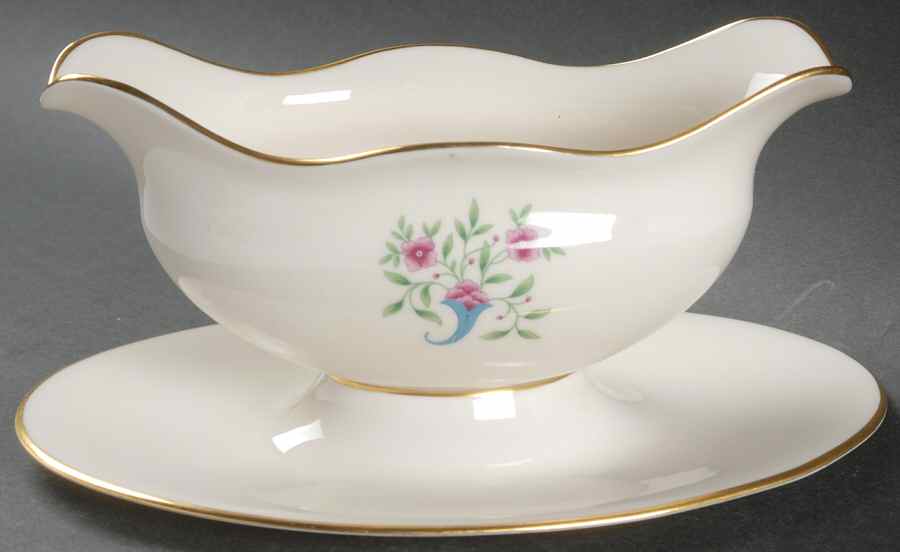 Bellefonte Gravy Boat with Attached Underplate by Lenox-1