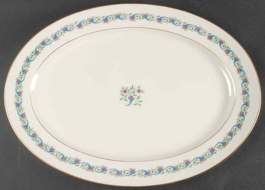 Bellefonte 17" Oval Serving Platter by Lenox-1