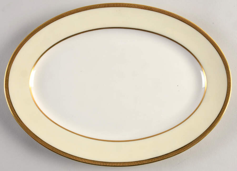 Bellaire (Older) 11" Oval Serving Platter by Lenox-1