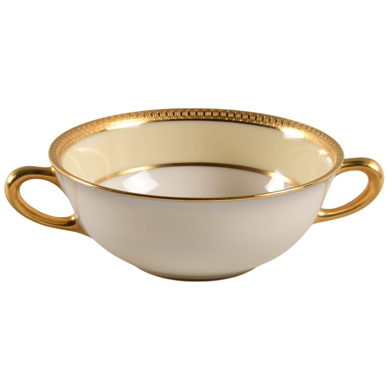 Bellaire (Older) Flat Cream Soup Bowl by Lenox-1