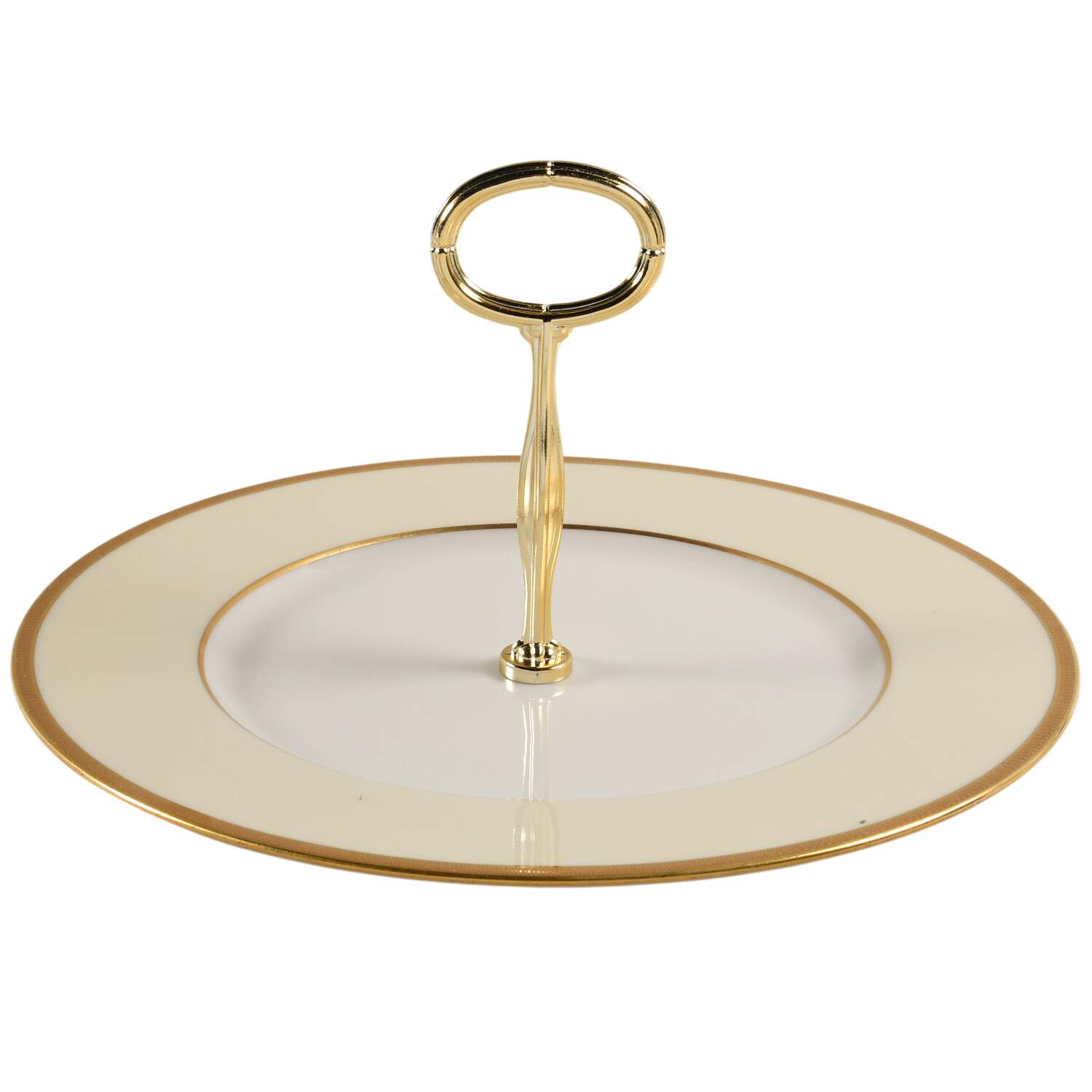 Bellaire (Older) Round Serving Plate with Center Handle (Dp) Hc by Lenox-1