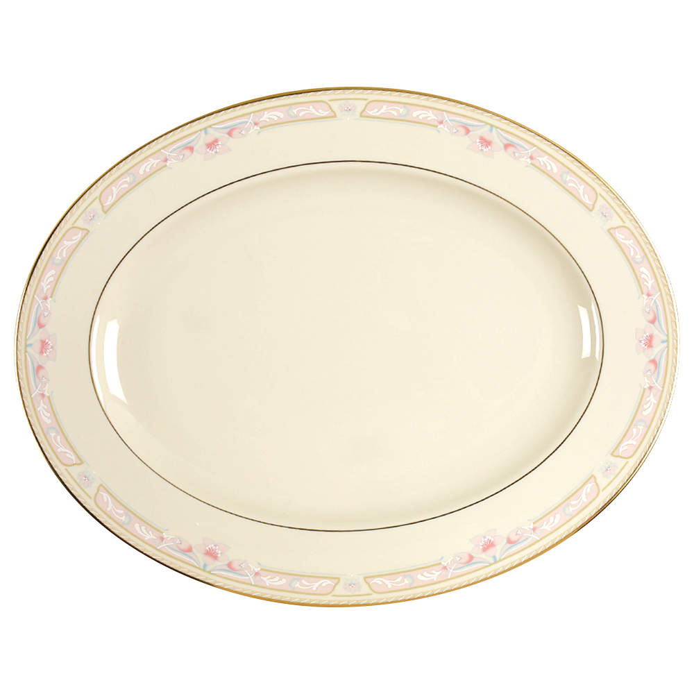 Bellaire (Newer) 16" Oval Serving Platter by Lenox-1