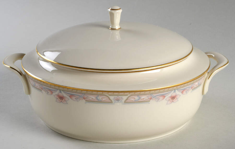 Bellaire (Newer) Small Round Covered Vegetable by Lenox-1