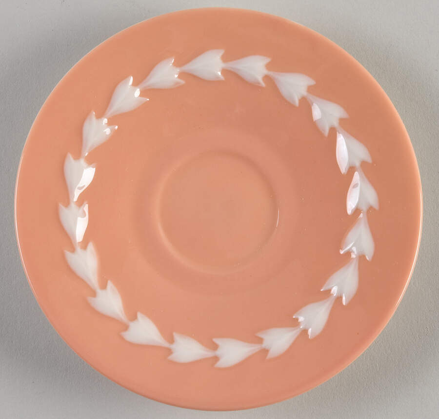 Beltane Coral Saucer for Demitasse Cup by Lenox-1