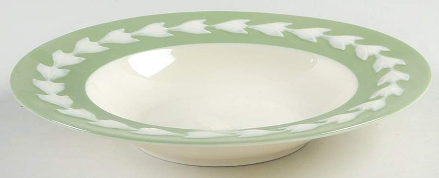 Beltane Green Rim Soup Bowl by Lenox-1