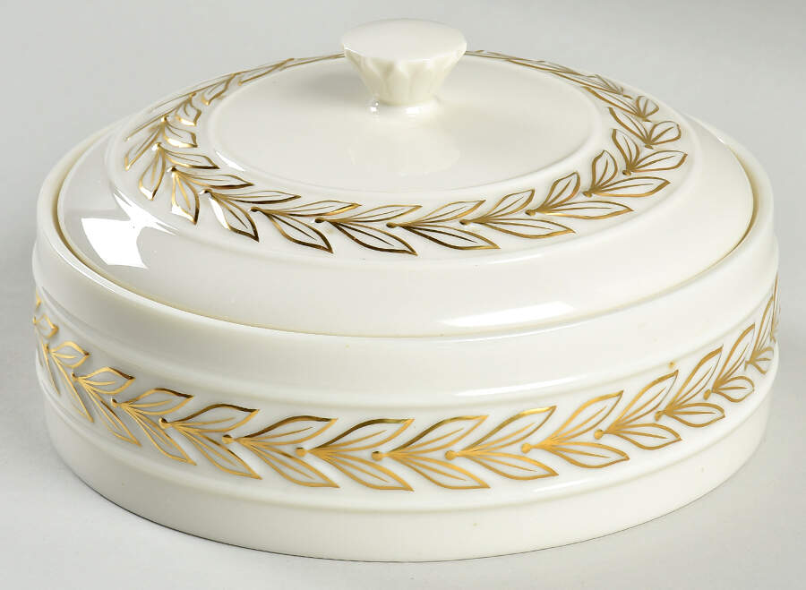 Beltane Gold Candy Box & Lid by Lenox-1