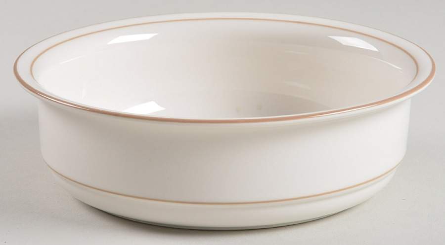 Beige Pinstripes (For the Beige) Soup/Cereal Bowl by Lenox-1