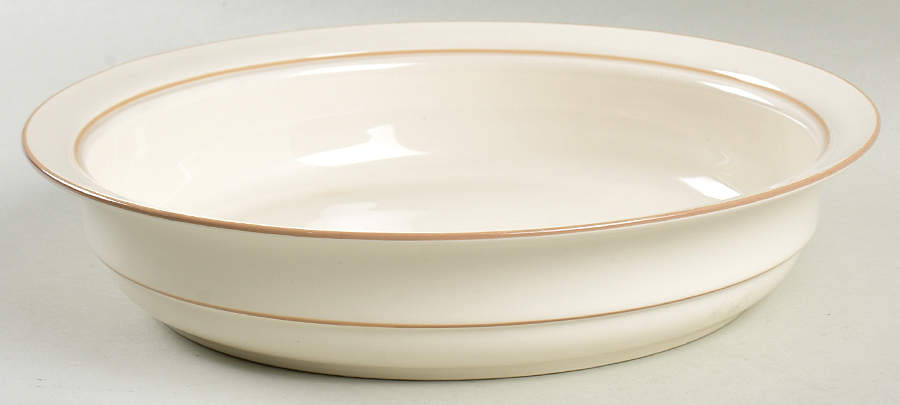 Beige Pinstripes (For the Beige) 9" Round Vegetable Bowl by Lenox-1