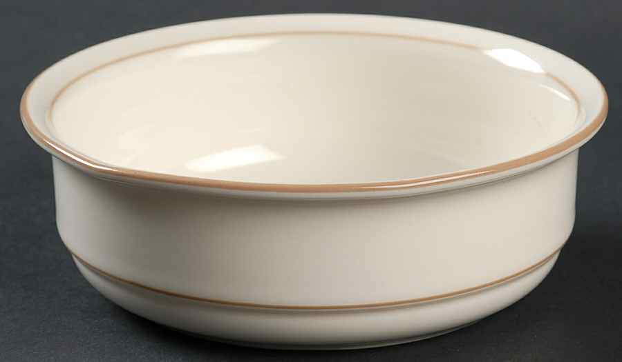 Beige Pinstripes (For the Beige) Fruit/Dessert (Sauce) Bowl by Lenox-1