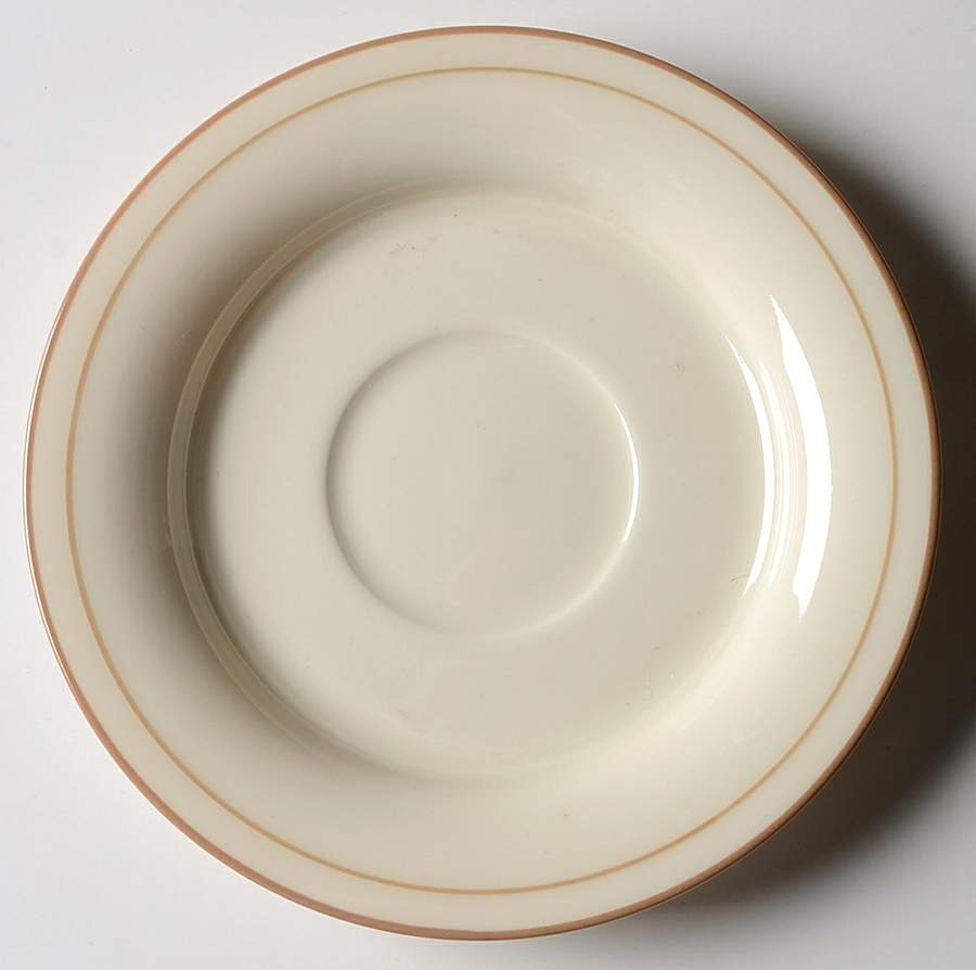 Beige Pinstripes (For the Beige) Saucer by Lenox-1