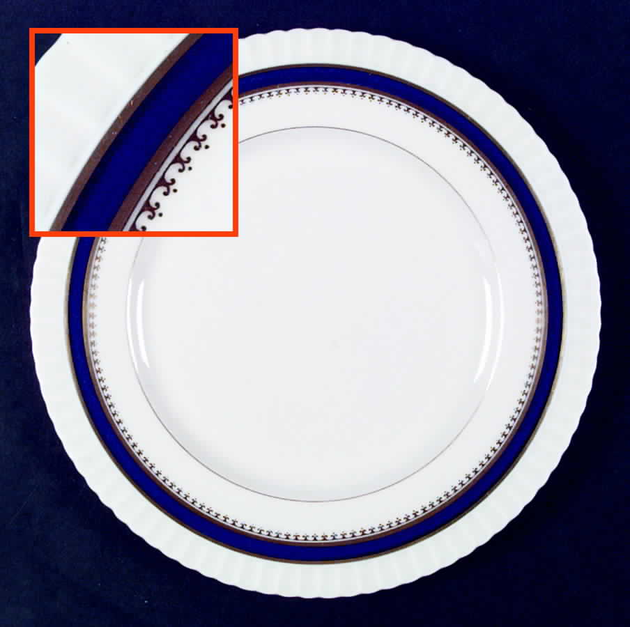 Berkeley Cobalt Blue Dinner Plate by Lenox-1