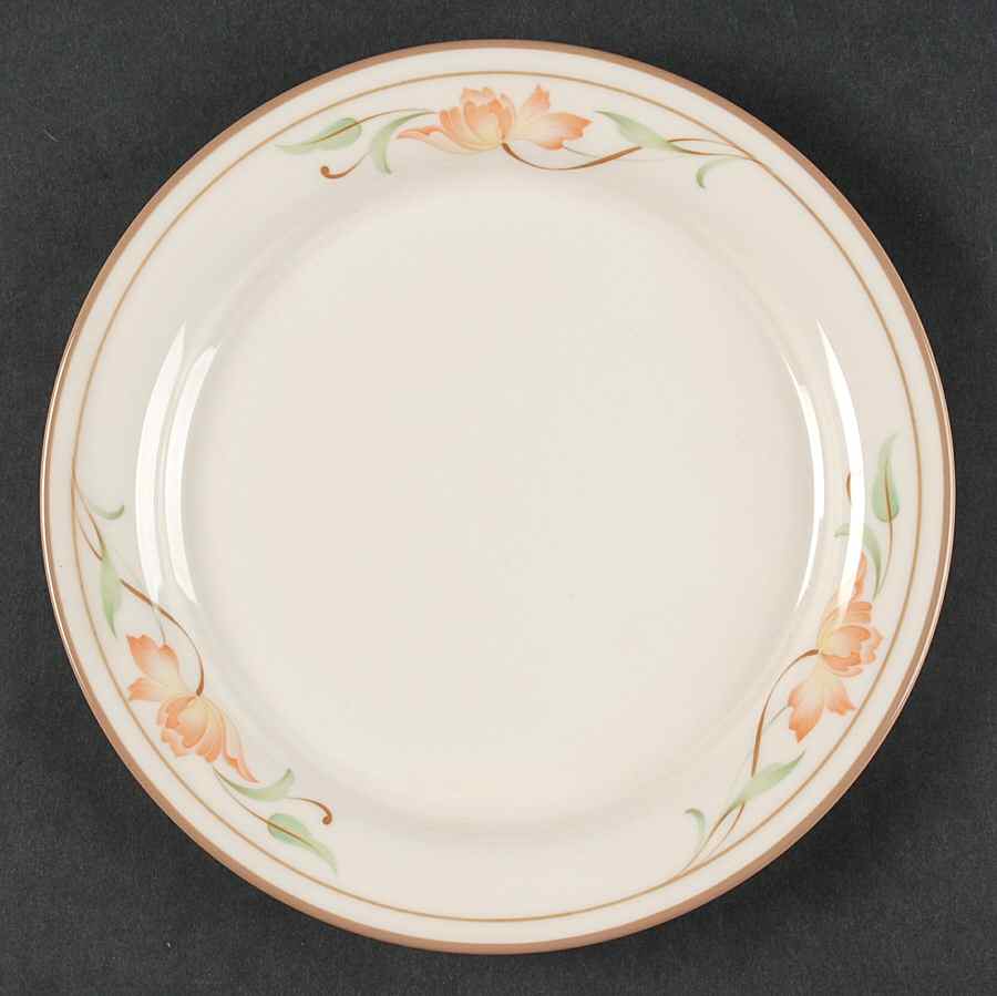 Blossoms on Beige Salad Plate by Lenox-1