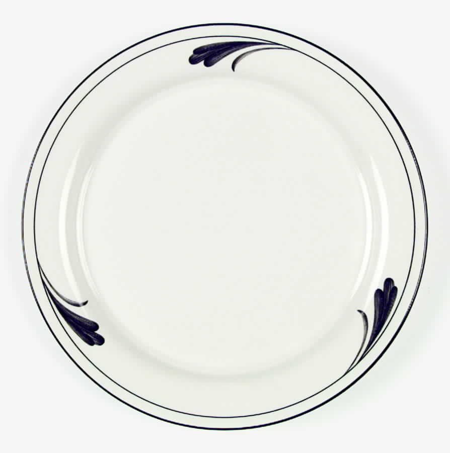 Black Brushstrokes Dinner Plate by Lenox-1